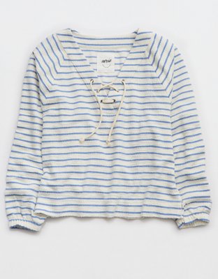 Aerie Lace Up Sweatshirt