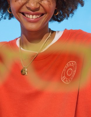 Aerie | Smiley® Classic Crew Sweatshirt