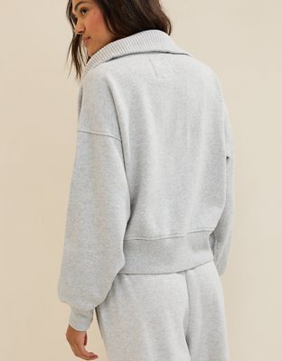Aerie Best Button Sweatshirt