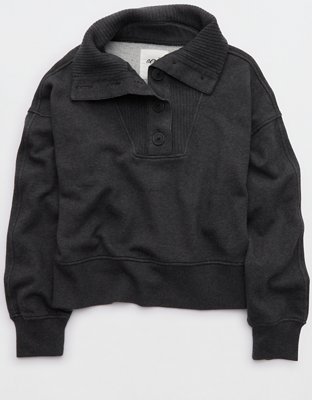 Aerie Best Button Sweatshirt