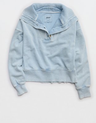 Aerie Best Button Sweatshirt