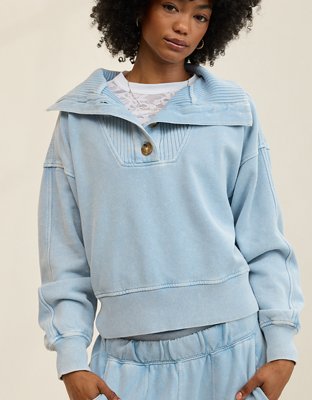 Aerie Best Button Sweatshirt