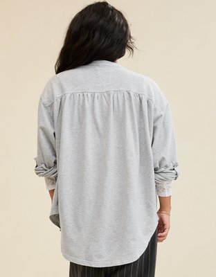 Aerie MagnaReady Adaptive Roll With It Fleece Shirt