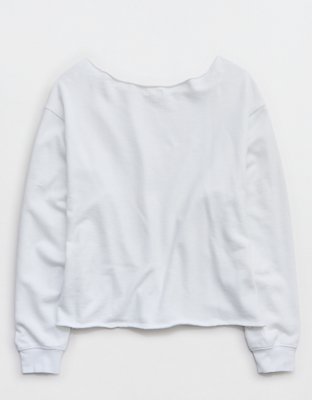 Aerie Alumni Off The Shoulder Sweatshirt
