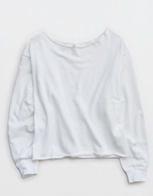 Aerie Alumni Off The Shoulder Sweatshirt