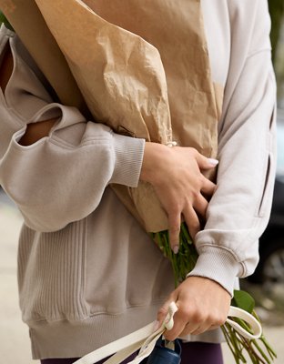 Aerie Très Chic Keyhole Sweatshirt