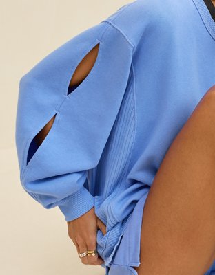 Aerie Très Chic Keyhole Sweatshirt
