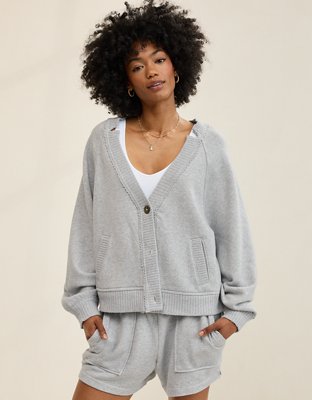 Aerie Fleece Cardigan