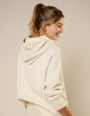 Aerie Hoodie con Textura Tipo Waffle Esencial