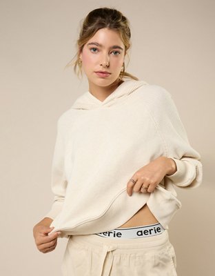 Aerie Hoodie con Textura Tipo Waffle Esencial