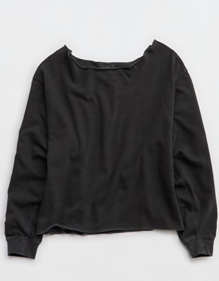 Aerie Alumni Off The Shoulder Sweatshirt