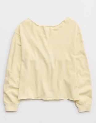 Aerie Alumni Off The Shoulder Sweatshirt