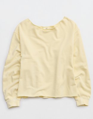 Aerie Alumni Off The Shoulder Sweatshirt