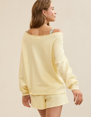 Aerie Alumni Off The Shoulder Sweatshirt