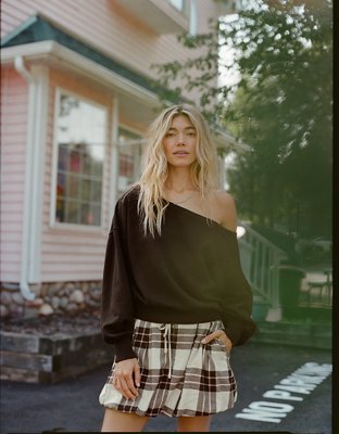 Aerie Off The Shoulder Sweatshirt
