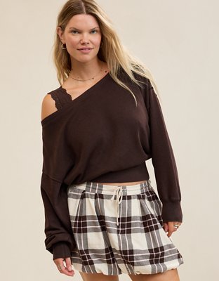 Aerie Off The Shoulder Sweatshirt