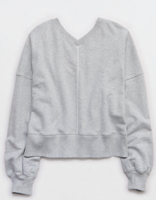 Aerie Go-To V Neck Sweatshirt
