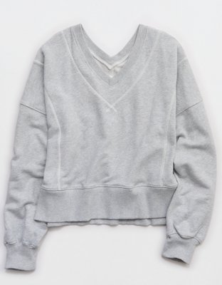 Aerie Go-To V Neck Sweatshirt