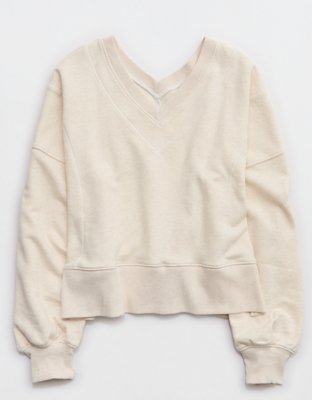 Aerie Go-To V Neck Sweatshirt