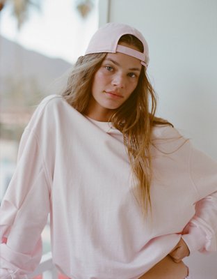 Aerie Jet Setter Crew Sweatshirt | Aerie