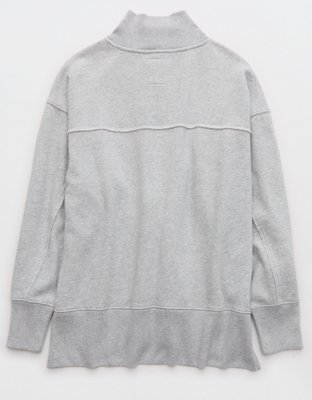 Aerie Vintage Popover Polo Sweatshirt