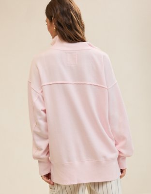 Aerie Vintage Popover Polo Sweatshirt