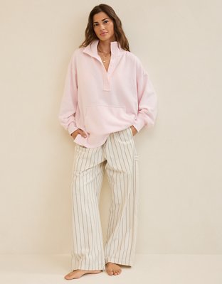 Aerie Vintage Popover Polo Sweatshirt