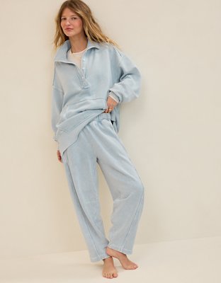 Aerie Vintage Popover Polo Sweatshirt