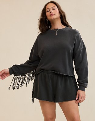 Aerie Festival Fringe Crew Sweatshirt from American Eagle - $64.95