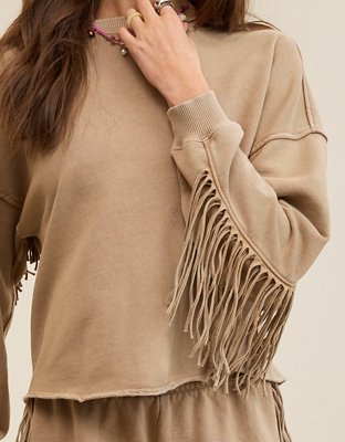 Aerie Festival Fringe Crew Sweatshirt