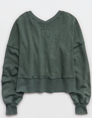 Aerie Go-To V Neck Sweatshirt