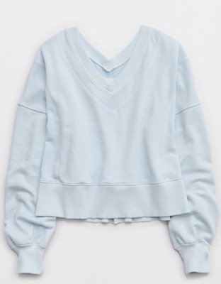 Aerie Go-To V Neck Sweatshirt