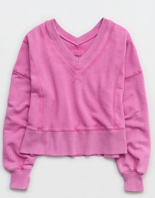 Aerie Go-To V Neck Sweatshirt