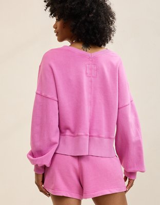 Aerie Go-To V Neck Sweatshirt