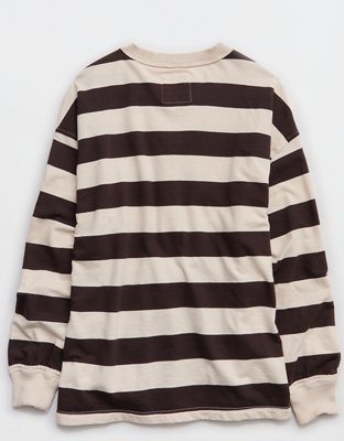 Aerie Poolside Terry Henley Sweatshirt