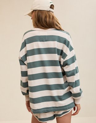 Aerie Poolside Terry Henley Sweatshirt