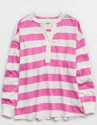Aerie Poolside Terry Henley Sweatshirt