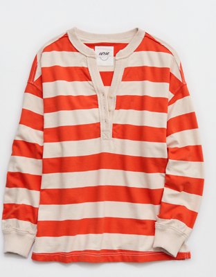 Aerie Poolside Terry Henley Sweatshirt