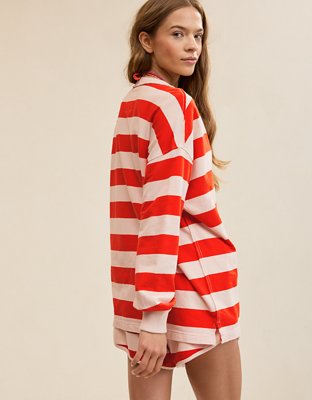 Aerie Poolside Terry Henley Sweatshirt