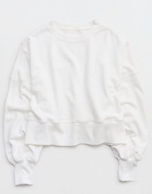 Aerie Classic Crew Textured Sweatshirt