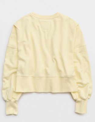 Aerie Classic Crew Textured Sweatshirt