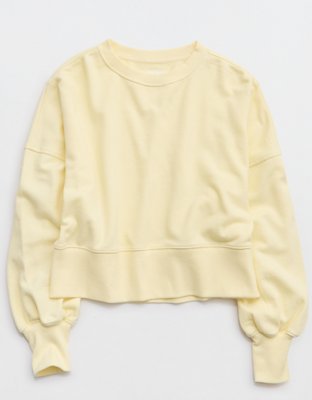 Aerie Classic Crew Textured Sweatshirt