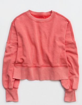 Aerie Classic Crew Textured Sweatshirt