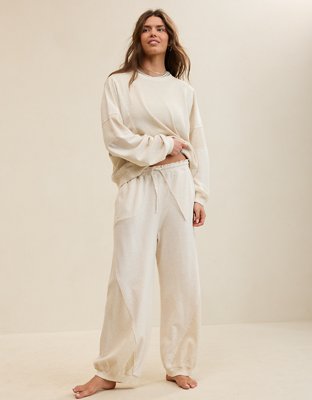 Aerie Unwind Waffle Long Sleeve T-Shirt