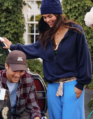 Aerie Oh Zip! Sweatshirt