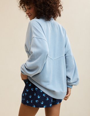 Женская толстовка Aerie Oh Zip!, цвет: Облачный варёный — фото 2