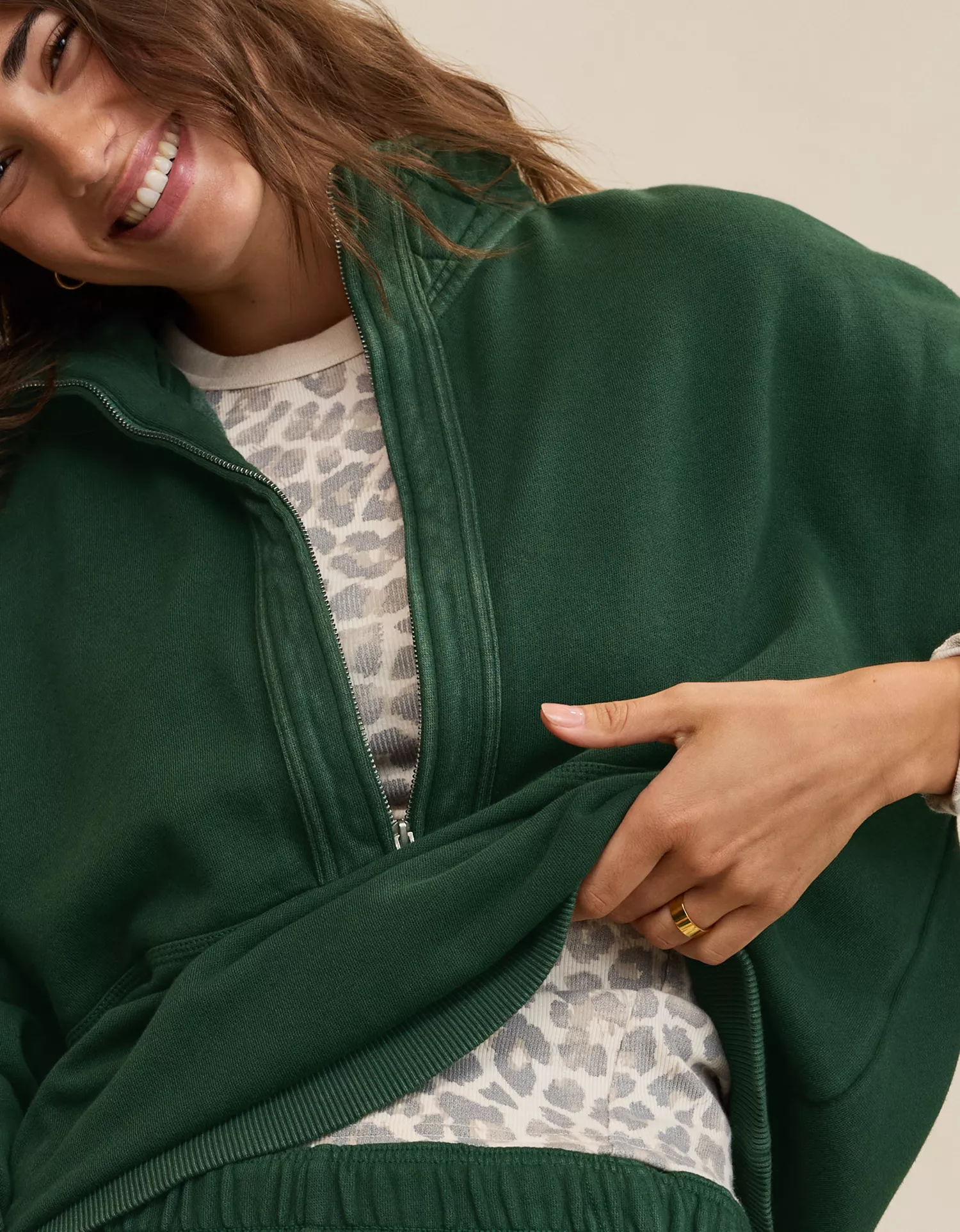Aerie Oh Zip! Sweatshirt - thumbnail 8