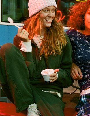 Aerie Oh Zip! Sweatshirt