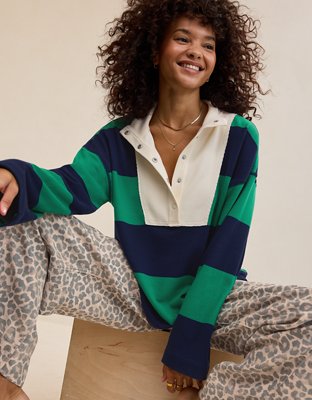 Aerie Quarter Snap Sweatshirt