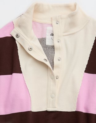 Aerie Quarter Snap Sweatshirt